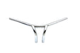 MCM 8-1/2 Curved Riser Bar Handlebar with Indents