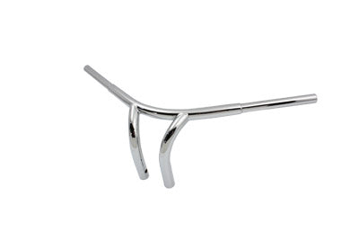 MCM 8-1/2 Curved Riser Bar Handlebar with Indents - additional view 2
