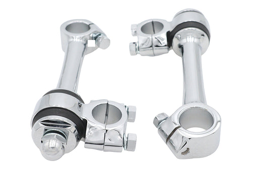 MCM Chrome Replica 5-1/2 Flander Riser Set