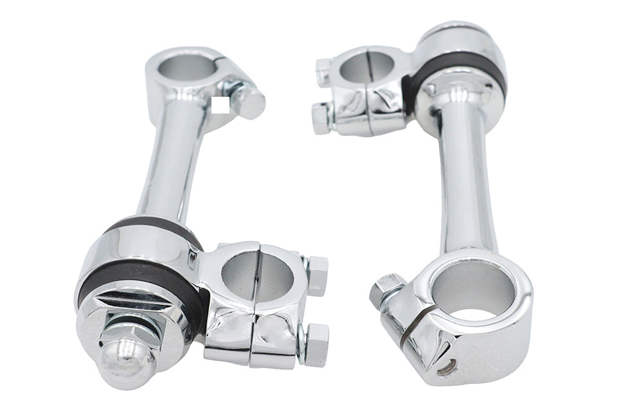 MCM Chrome Replica 5-1/2 Flander Riser Set