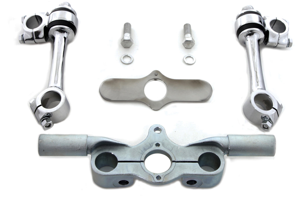 V-Twin Manufacturing Flanders Spring Fork Riser/Tree Kit