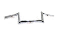 MCM 8 Chrome Z-Bar Handlebar with Indents