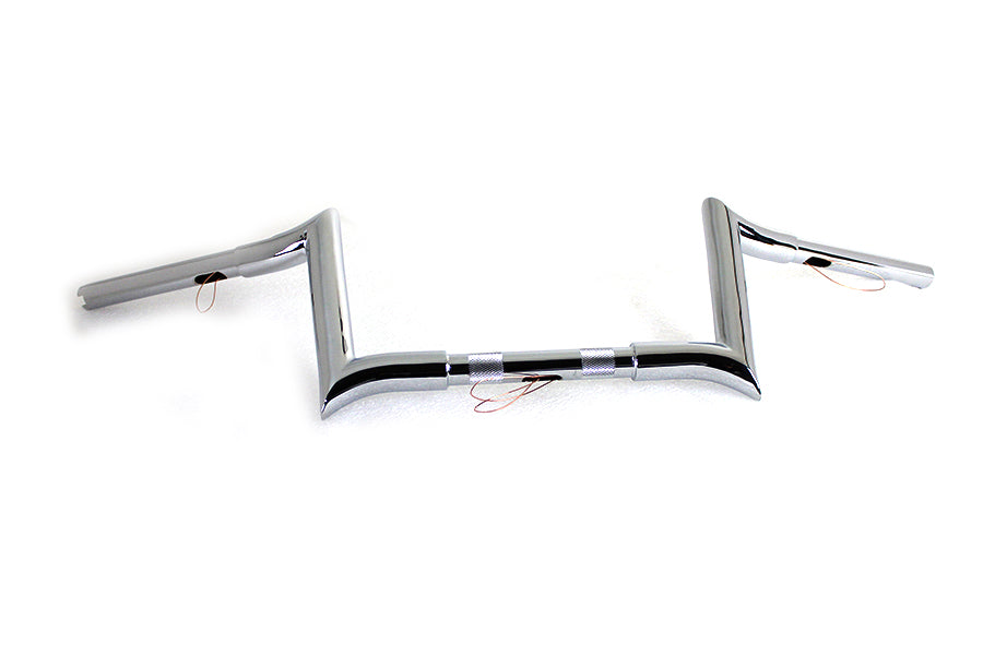 MCM 8 Chrome Z-Bar Handlebar with Indents