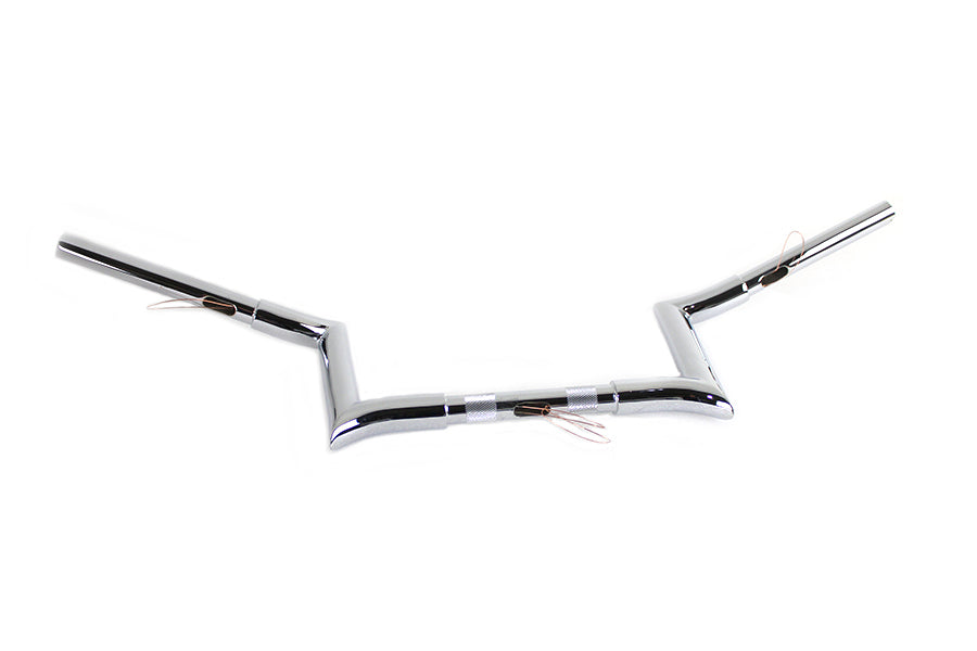 MCM 8 Chrome Z-Bar Handlebar with Indents - additional view 2