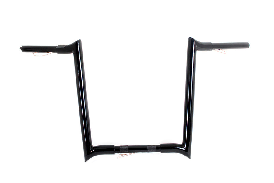 MCM 16 Black Z-Bar Handlebar with Indents