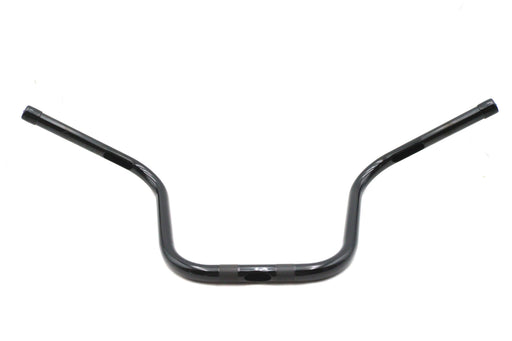 OE OE 12 Mini Ape Hanger Handlebar with Indents Gloss Black