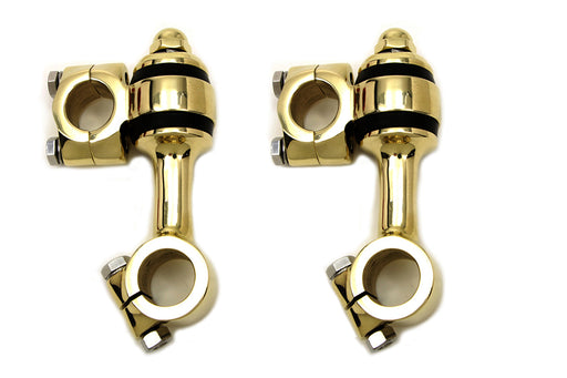 MCM Polished Brass Flanders Riser Set