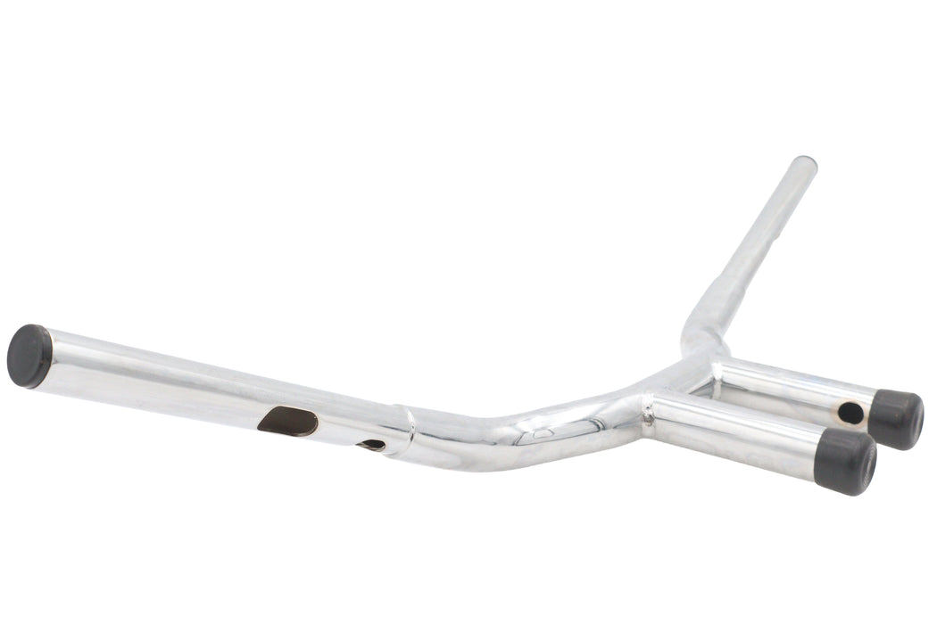 V-Twin Manufacturing 10 Combat Style Riser Handlebar Chrome - additional view 3