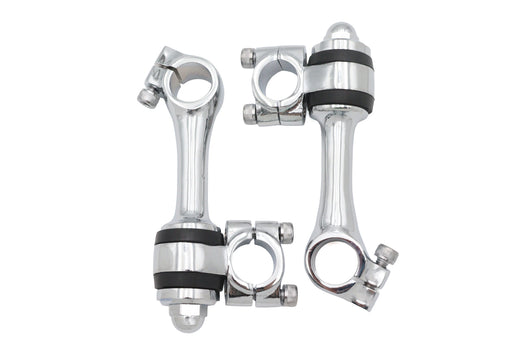 MCM Replica 4-1/4 Flanders Chrome Riser Set - additional view 2