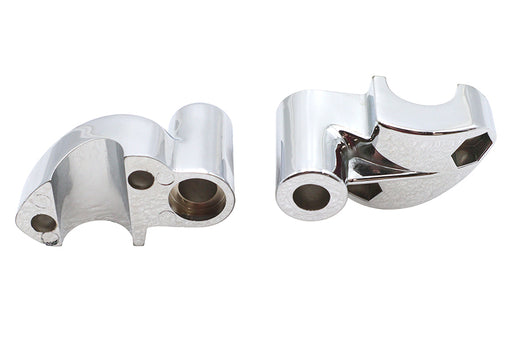 MCM Offset Riser Stem Set Chrome