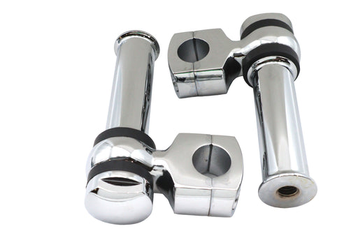 MCM 4-1/4 Offset Dog Bone Riser Set Chrome