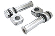 MCM 4-1/4 Offset Dog Bone Riser Set Chrome - additional view 3