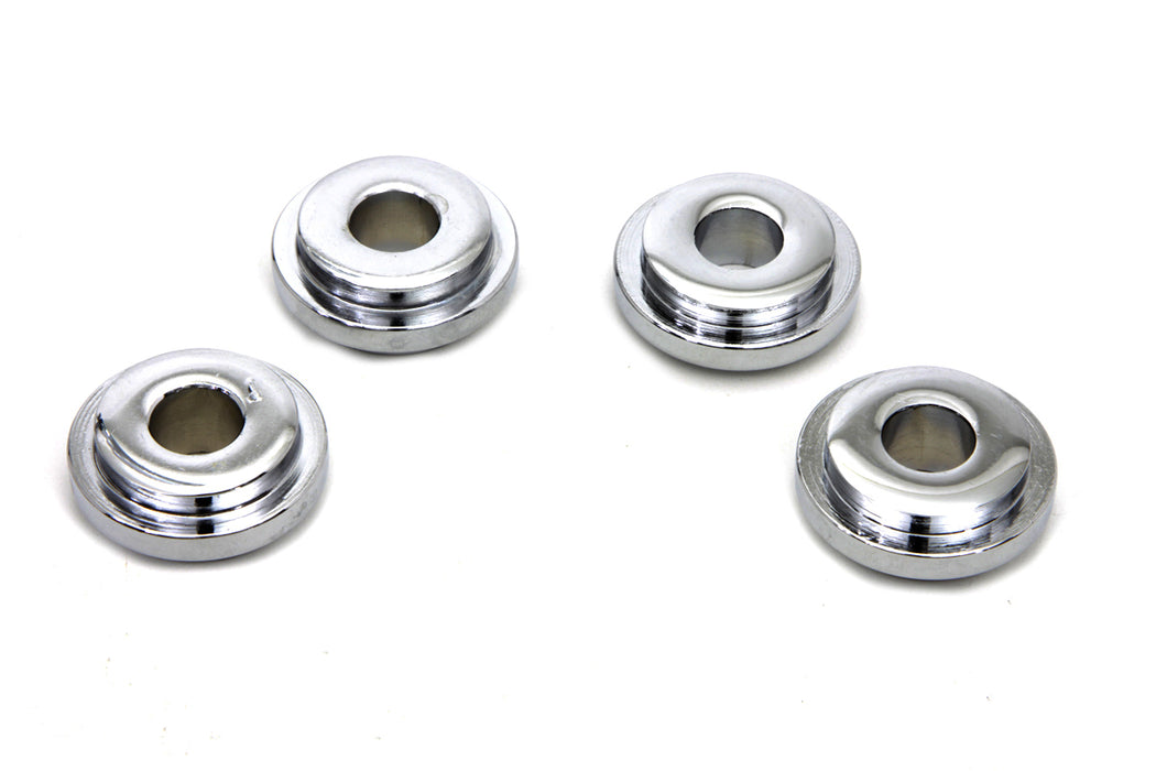 MCM Chrome Solid Riser Mount Set