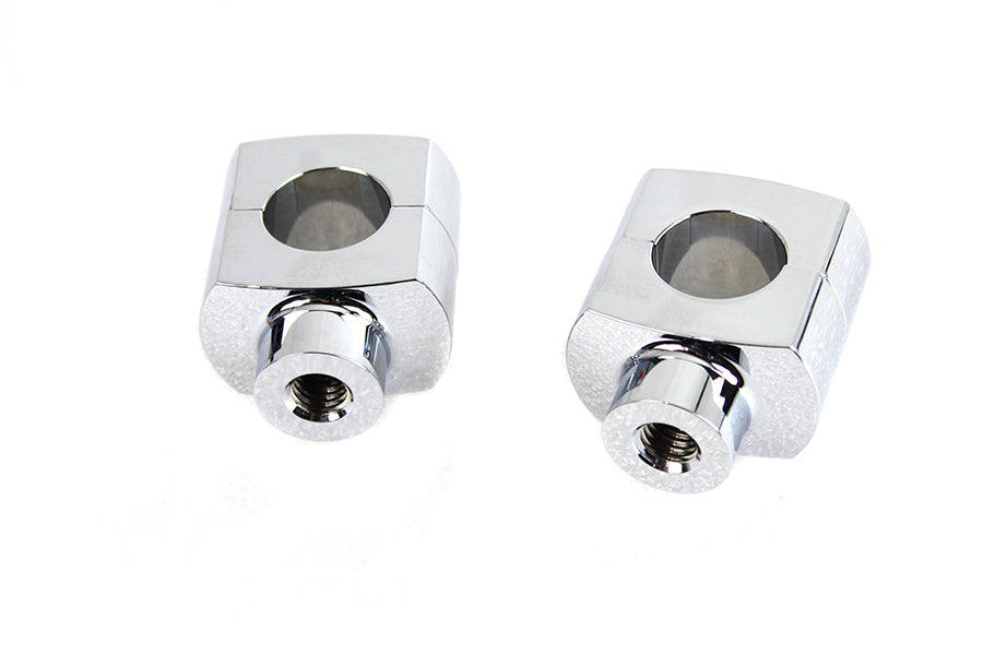 V-Twin Manufacturing 1-1/2 Short Riser Set Chrome - additional view 4