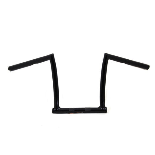 11 Black ChiZeled Z-Bar Handlebar with Indents - MCM 20199B