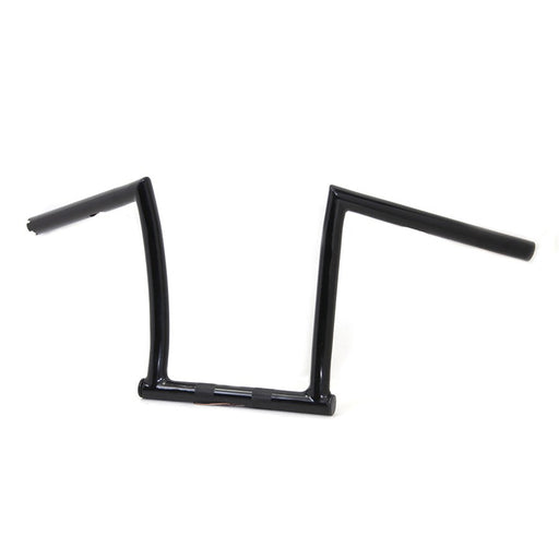 11 Black ChiZeled Z-Bar Handlebar with Indents - MCM 20199B