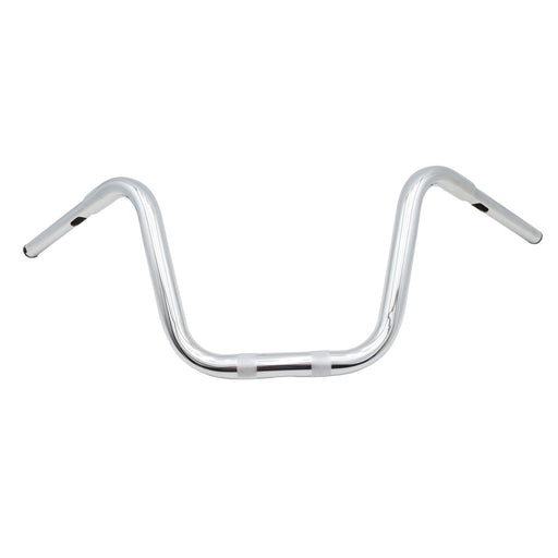 12 Mini Ape Hanger Handlebar with Indents Chrome - V-Twin 25-3263 - OEM 56832-04C - Twin Cam 1999+