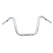 12 Mini Ape Hanger Handlebar with Indents Chrome - V-Twin 25-3263 - OEM 56832-04C - Twin Cam 1999+