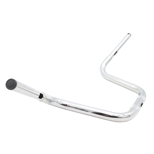 12 Mini Ape Hanger Handlebar with Indents Chrome - V-Twin 25-3263 - OEM 56832-04C - Twin Cam 1999+