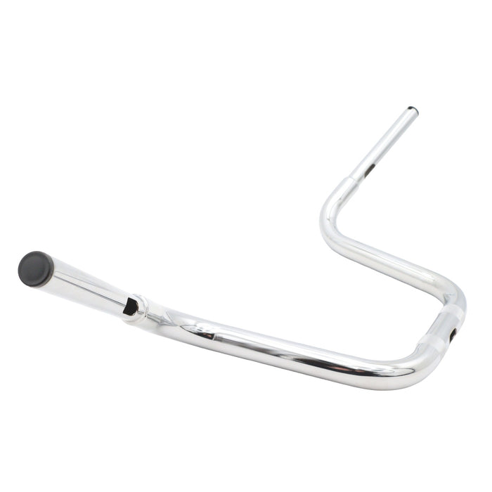12 Mini Ape Hanger Handlebar with Indents Chrome - V-Twin 25-3263 - OEM 56832-04C - Twin Cam 1999+