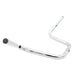 12 Mini Ape Hanger Handlebar with Indents Chrome - V-Twin 25-3263 - OEM 56832-04C - Twin Cam 1999+