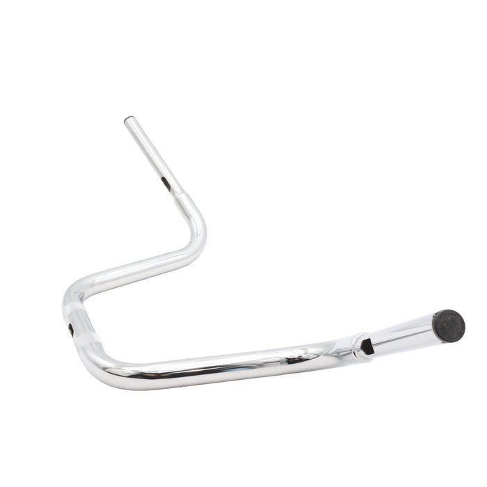 12 Mini Ape Hanger Handlebar with Indents Chrome - V-Twin 25-3263 - OEM 56832-04C - Twin Cam 1999+