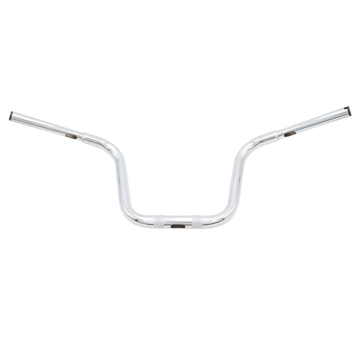 12 Mini Ape Hanger Handlebar with Indents Chrome - V-Twin 25-3263 - OEM 56832-04C - Twin Cam 1999+