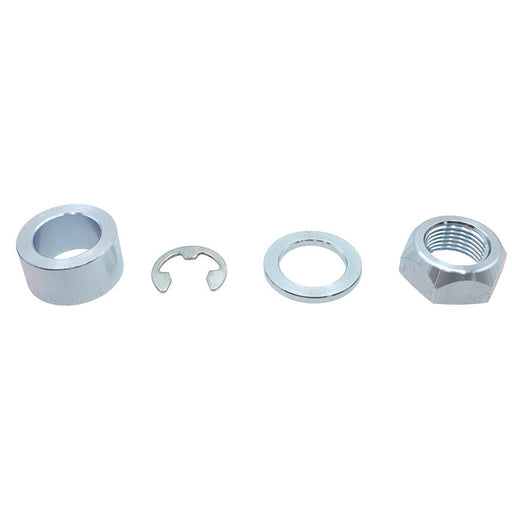 Rear Axle Spacer Kit Smooth Style Bright Zinc - V-Twin 2508-4T - OEM 41242-08 - Twin Cam Touring 2008+