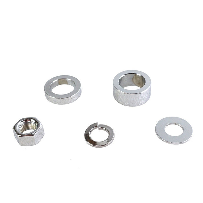 Chrome Front Axle Spacer Kit - V-Twin 2509-6 - OEM 43358-08 - Sportster 2008+