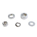 Chrome Front Axle Spacer Kit - V-Twin 2509-6 - OEM 43358-08 - Sportster 2008+