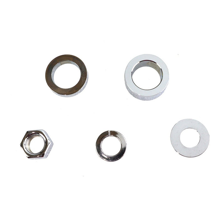 Chrome Front Axle Spacer Kit - V-Twin 2509-6 - OEM 43358-08 - Sportster 2008+
