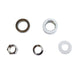 Chrome Front Axle Spacer Kit - V-Twin 2509-6 - OEM 43358-08 - Sportster 2008+
