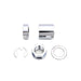 Rear Axle Spacer Kit Smooth Style - V-Twin 2510-5 - Sportster 2008+