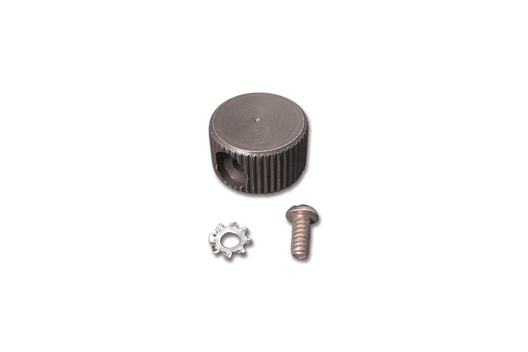 Colony Parkerized Panel Switch Knob and Screw Kit