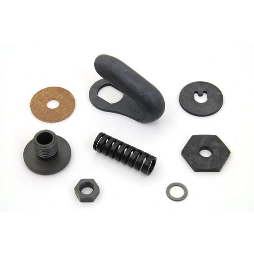 Steering Damper Kit Upper Parkerized - V-Twin 2585-7