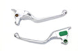 V-Twin Manufacturing Chrome Smooth Wide Hand Lever Set - additional view 3