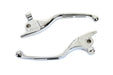 V-Twin Manufacturing M8 Chrome 3-Slot Hand Lever Set with Pin - additional view 3