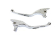V-Twin Manufacturing M8 Chrome 3-Slot Hand Lever Set with Pin - additional view 4