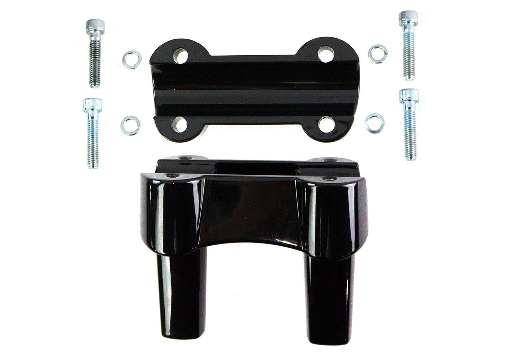V-Twin Manufacturing 4.1 Fat Riser Kit Black