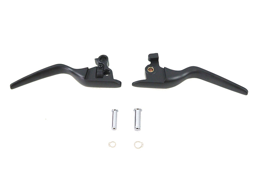 V-Twin Manufacturing Hand Lever Set Black