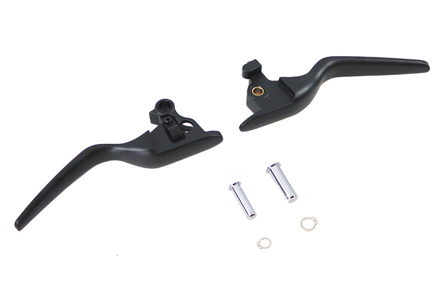 V-Twin Manufacturing Hand Lever Set Black - additional view 2