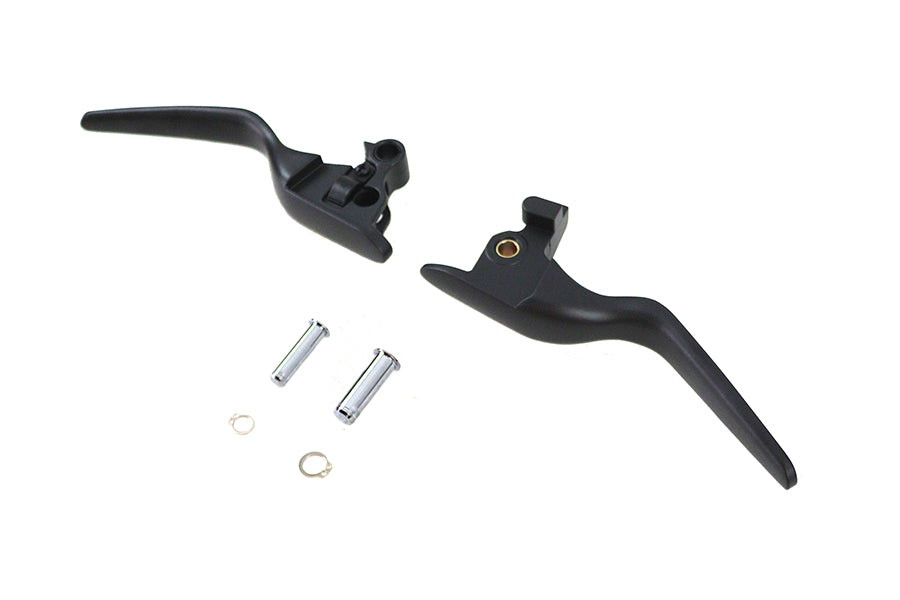 V-Twin Manufacturing Hand Lever Set Black - additional view 3