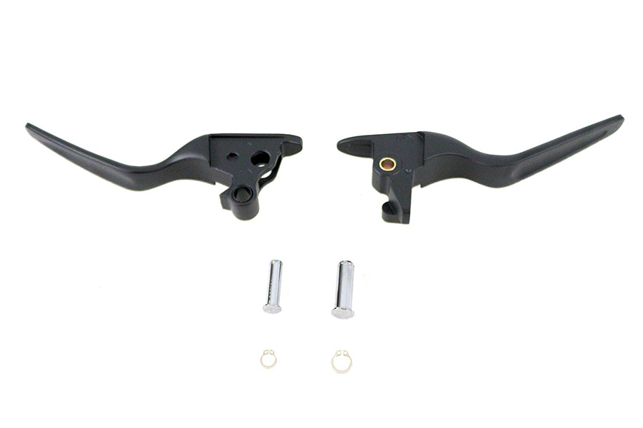 V-Twin Manufacturing Hand Lever Set Black - additional view 4