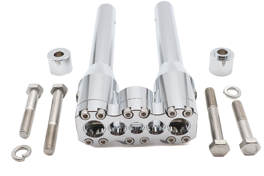 Wyatt Gatling Wyatt Gatling 10 Baron Style Riser Set Chrome