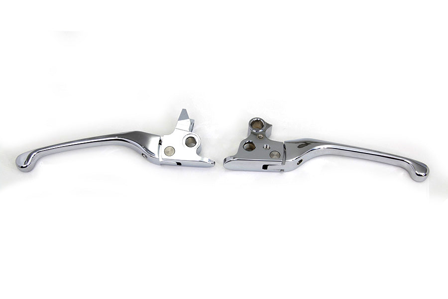 V-Twin Manufacturing Chrome Adjustable Hand Lever Set - additional view 3