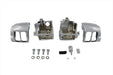 V-Twin Manufacturing Handlebar Switch Housing Set Smooth Chrome