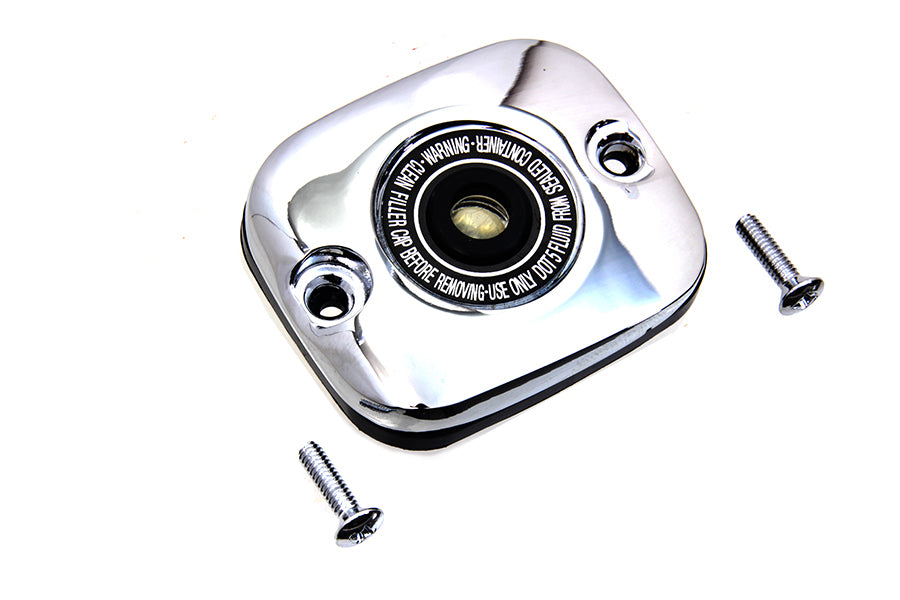 V-Twin Manufacturing Chrome Plated Handlebar Master Cylinder Cover - additional view 2