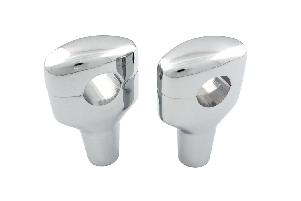 V-Twin Manufacturing Chrome 3-1/2 Short Riser Set