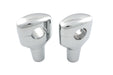 V-Twin Manufacturing Chrome 3-1/2 Short Riser Set