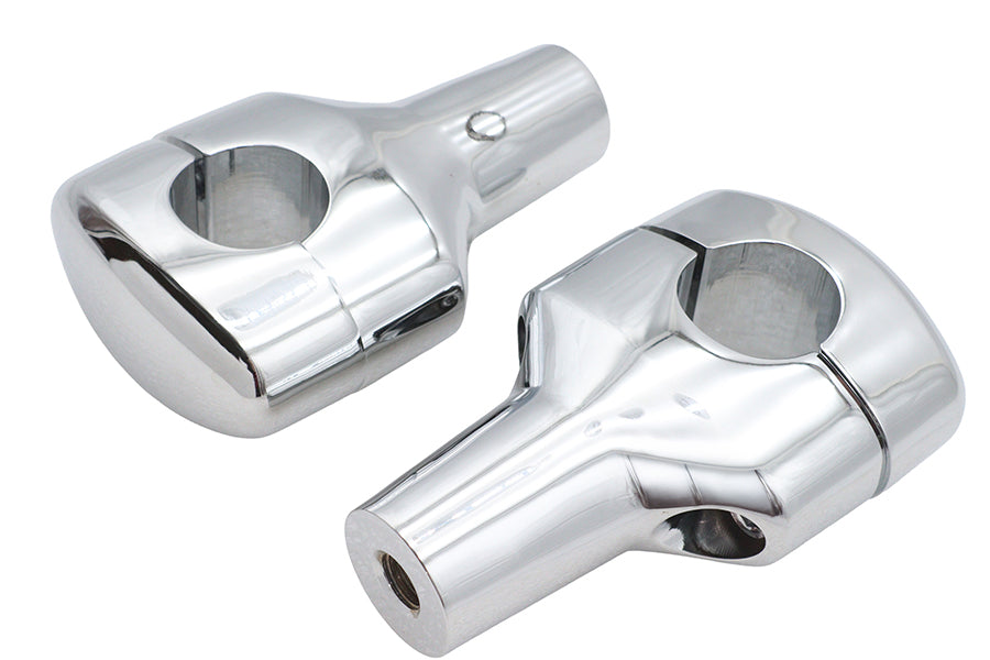 V-Twin Manufacturing Chrome 3-1/2 Short Riser Set - additional view 4